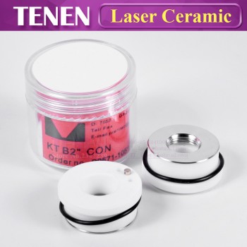 Laser Ceramic Part 28/32mm OEM Precitec Lasermech Raytools Empower KT B2 CON YAG Fiber Laser Cutting Machine Head Nozzle Holder