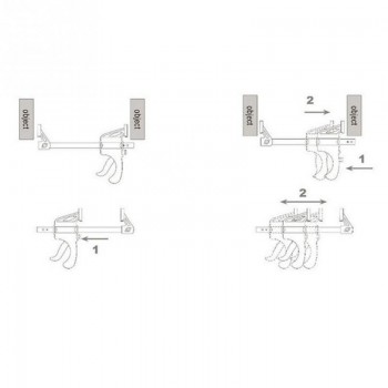 1pc F Woodworking Clamp for packaging, carpentry, cabinetry and furniture projects quick woodworking clip 100 mm*30mm