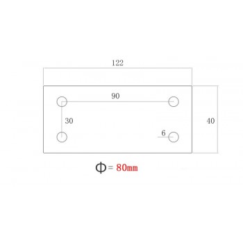 80mm Fixture CNC Spindle Motor Clamping Bracket 65mm spindle motor mount bracket with screws