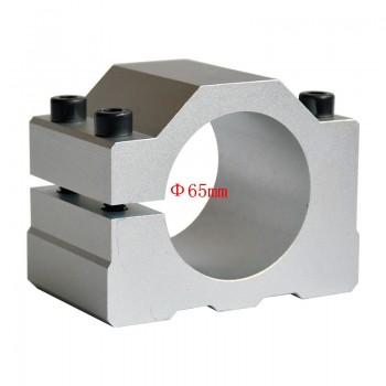80mm Fixture CNC Spindle Motor Clamping Bracket 65mm spindle motor mount bracket with screws