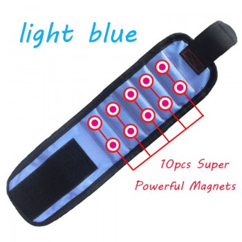 Super Magnetic Wristband Repair Tool Portable Tool Bag Electrician Wrist Tool for Holding Screws, Nails, Drill Bits A28