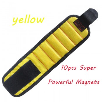 Super Magnetic Wristband Repair Tool Portable Tool Bag Electrician Wrist Tool for Holding Screws, Nails, Drill Bits A28