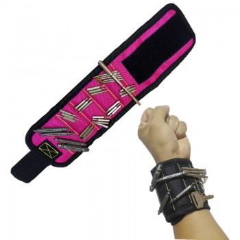 Wrist Support Strong Magnetic Wristband For Screw Nail Holder Tool Bag Hand Bracelet Pouch Bag Screws Drill Holder Holding A28