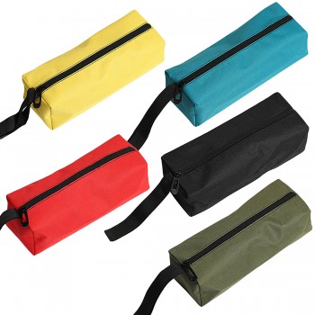 1pc Oxford Canvas Waterproof Storage Hand Tool Bag Screws Nails Drill Bit Metal Parts Fishing Travel Makeup Organizer Pouch Bag