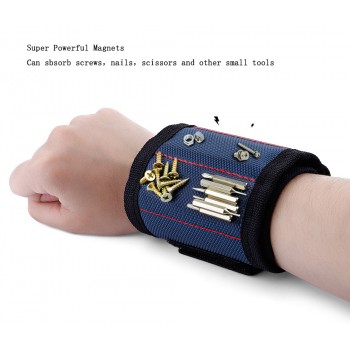 Vastar Polyester Magnetic Wristband Portable Tool Bag Electrician Wrist Tool Belt Screws Nails Drill Bits Holder Repair Tools