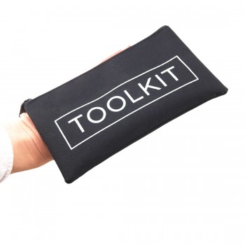 Mini Tool Kit Bag 600D Oxford Cloth Tool Bag Storage Instrument Case 19x11cm Universal Size Convenient Hand Tool Bag Pocket