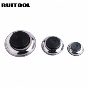 RUITOOL Magnetic Tray 3/4/6 Circular Screw Tray For Automotive Parts Suction Pad Absorb Dish Tools