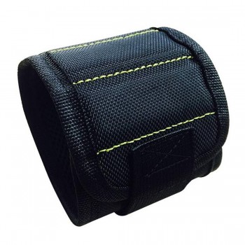 Sports Tool Magnetic Wrist Support Band with Strong Magnets for Holding Screws Nail Bracelet Belt Support Chuck Storage Bag