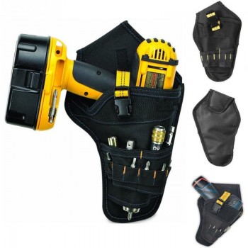 Multifunctional Oxford Cloth Tool Bag Electric Drill Wrench Storage Waist Bag