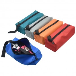 Portable Electrician Storage Tool Bag Oxford Canvas Waterproof Drill Bit Metal Parts Travel Makeup Organizers Utility Toolkit