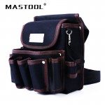 High Quality Telecommunications Holder Electrician 600D Water proof Cloth Rivet fixed Tool Bag Belt Utility Kit Pocket Pouch