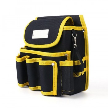 High Quality Telecommunications Holder Electrician 600D Water proof Cloth Rivet fixed Tool Bag Belt Utility Kit Pocket Pouch