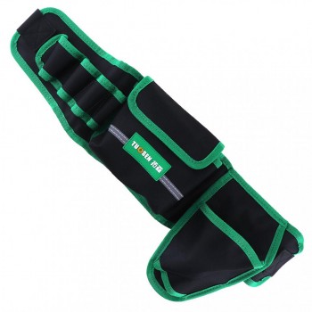 Multifunction Durable Waterproof Waist Tool Bag Belt Electrician Repair Tool Holder Pouch Organizer with Electric Drill Pocket