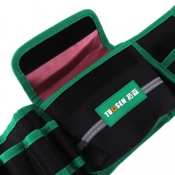 Multifunction Durable Waterproof Waist Tool Bag Belt Electrician Repair Tool Holder Pouch Organizer with Electric Drill Pocket
