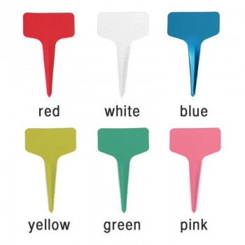 20pcs Gardening Plant T shape Waterproof Tags Flower Vegetable Planting Label Tools farm garden Seedling tray mark garden tools