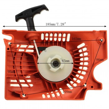 Recoil Pull Starter For Chinese Chainsaw 4500 5200 5800 45 52cc 58cc Raptor Red