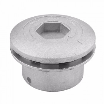 Aluminum Grass Trimmer Head With 4 Lines Brush Cutter Head Thread Nylon Grass Cutting Line Head for Strimmer Replacement