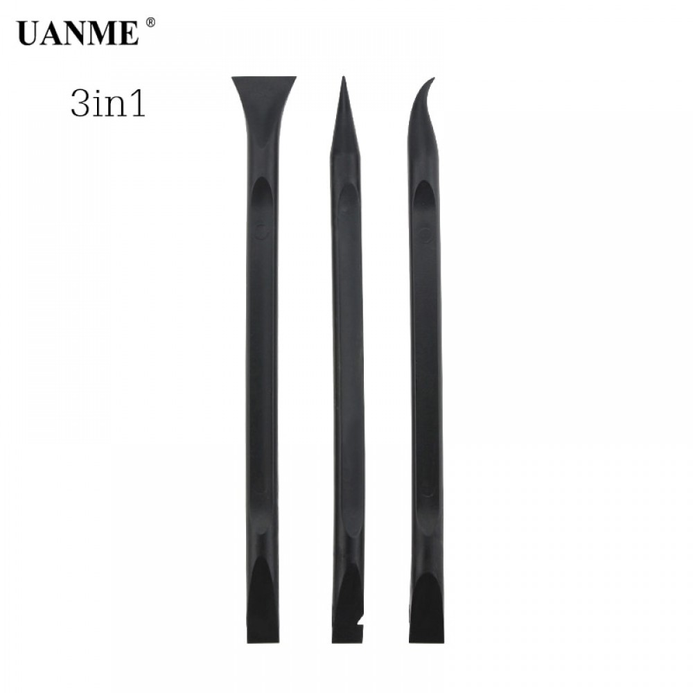 UANME Black 6in Durable Anti-static Spudger ESD Safe Heavy Duty Plastic Spudger Mobile Phone Opening Repair Tool for Cell phone