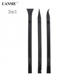 UANME Black 6in Durable Anti-static Spudger ESD Safe Heavy Duty Plastic Spudger Mobile Phone Opening Repair Tool for Cell phone
