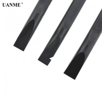 UANME Black 6in Durable Anti-static Spudger ESD Safe Heavy Duty Plastic Spudger Mobile Phone Opening Repair Tool for Cell phone