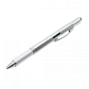 6 in 1 Mini Screwdriver Ruler Spirit Level Tool Ballpoint Pen With A Top And Scale Stylus For Touch Screen Tool Pen Multitool