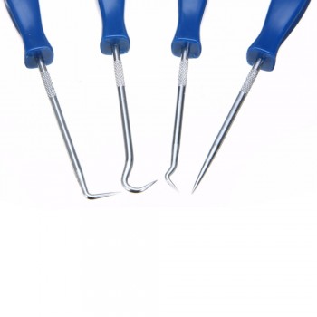 4pcs Auto Car Pick and Hook Set O Ring Oil Seal Gasket Puller Remover Craft Hand Tool Car Remover Tool Set