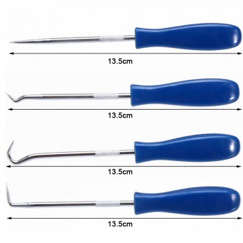 4pcs Auto Car Pick and Hook Set O Ring Oil Seal Gasket Puller Remover Craft Hand Tool Car Remover Tool Set