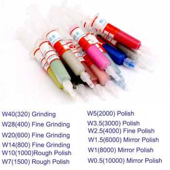 URANN Factory wholesale 1pc Diamond Abrasive Paste Needle Tube Grinding Polishing Paste Lapping Compound W0.5-W40 Grit 320~10000