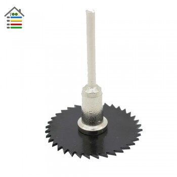AUTOTOOLHOME 7pcs HSS Black Saw Blades Cutting Cut Off Disc Wheels Set 6 Sizes For Dremel 4000 3000 Rotary Tools