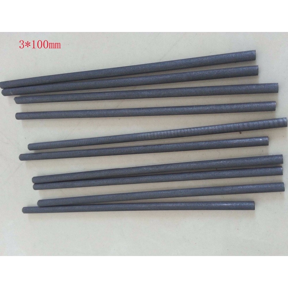 3mm*100mm High Purity Carbon Graphite Rod Bar For Electrodes ,Smelting,Casting ,Scientific research Material