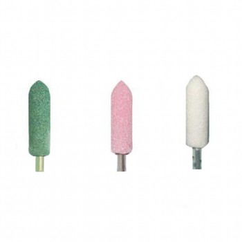 Nail Tools Tapered Flat Head Cyclinder Silicon Carbide Sand Abrasives Grinding Head for Ceramic