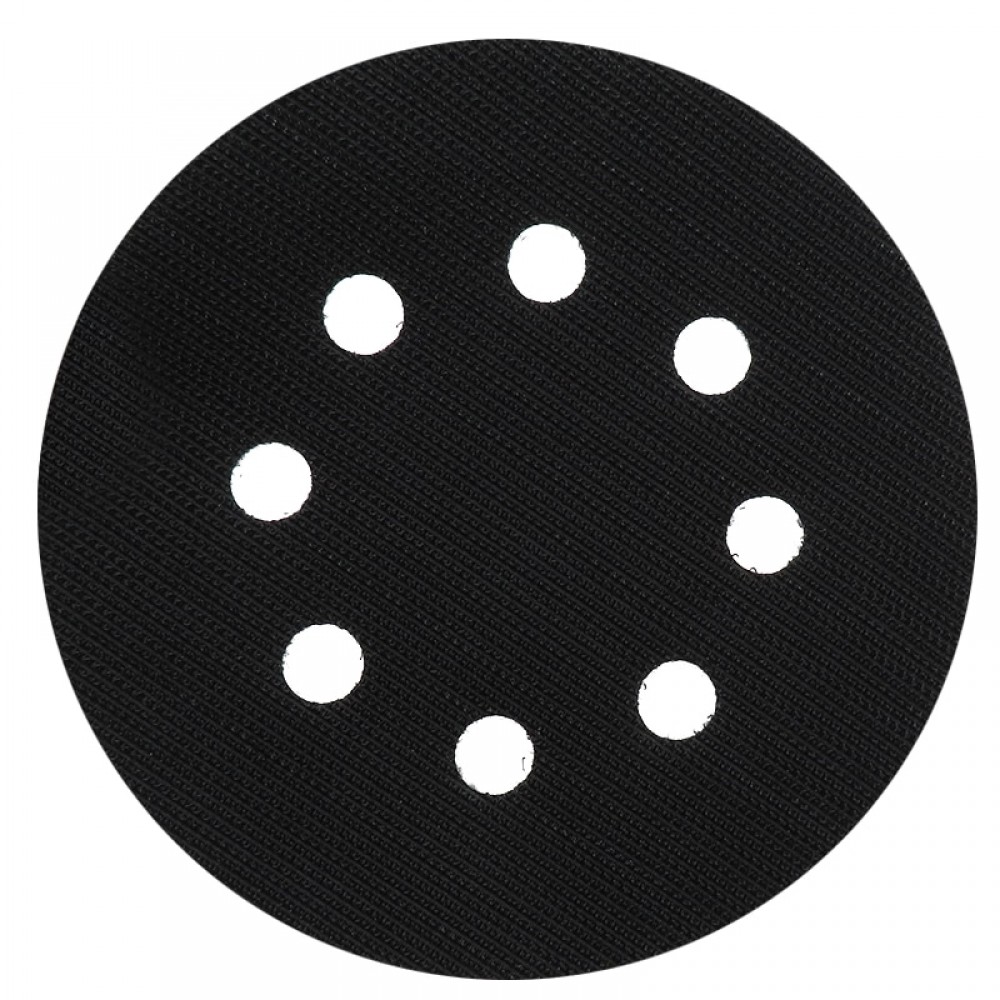 5 Inch 8 Holes Interface Pad Protection Disc Black Power Tool Accessories for Sander Polishing amp; Grinding - Hook and Loop