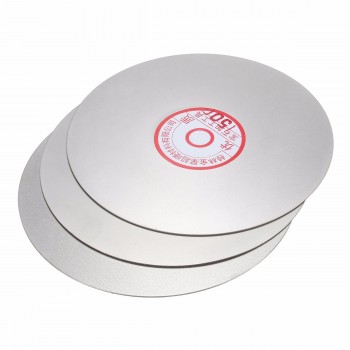 3pcs Polishing Wheel Disc Set 6 600 1500 3000 Grit Diamond Coated Flat Lap for Jewelry Glass Rock Diamond Coated Discs