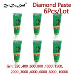 ZtDpLsd 6Pcs W0.5~W40 Diamond Abrasive Paste Needle Tube Grinding Polishing Lapping Compound Metal Jade Amber Buffing Tools