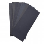 12PCS sheets totally Sandpaper Abrasive Dry Wet Waterproof Sandpaper Sheets Assorted Grit of 400/ 600/ 800/ 1000/ 1200/ 1500