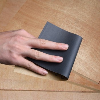 12PCS sheets totally Sandpaper Abrasive Dry Wet Waterproof Sandpaper Sheets Assorted Grit of 400/ 600/ 800/ 1000/ 1200/ 1500