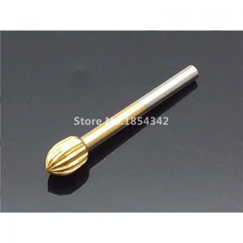 10pcs Set BOX HSS Titanium Dremel Routing Rotary Milling Rotary File Cutter Wood Carving Carved Knife Cutter Tools Accessories