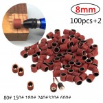 Sanding Bands Drum Sanding Kit +2PC Band Mandrel 1/8 Shank Rotary Tools Nail Drill Bits Abrasive Tools Dremel Accessories