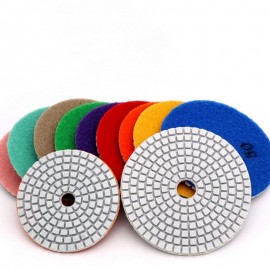 4 100mm 80mm Diamond Wet Polishing Pads Diamond Polishing Discs Granite Marble Concrete Stone Polishing Grinding Discs Tool