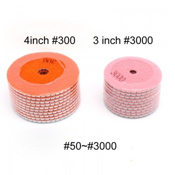 4 100mm 80mm Diamond Wet Polishing Pads Diamond Polishing Discs Granite Marble Concrete Stone Polishing Grinding Discs Tool