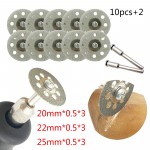 10pcs/5pcs Dremel Diamond Grinding Wheel Saw Cutting Abrasive Disc For Dremel Rotary Tools Accessories with Mandrel