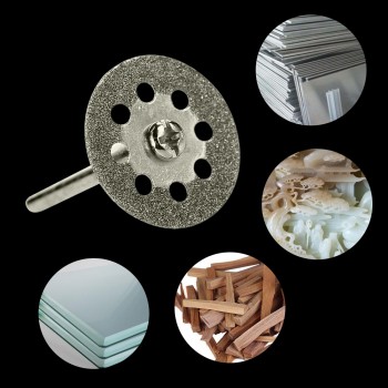 10pcs/5pcs Dremel Diamond Grinding Wheel Saw Cutting Abrasive Disc For Dremel Rotary Tools Accessories with Mandrel