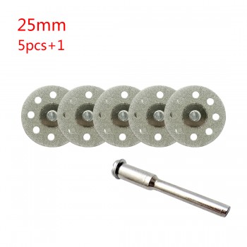 10pcs/5pcs Dremel Diamond Grinding Wheel Saw Cutting Abrasive Disc For Dremel Rotary Tools Accessories with Mandrel