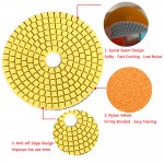 4 Wet Diamond Grinding Disc Rotary Abrasive Tool Sanding Disc Polishing Wheel Pad Concrete Stone Circular Sandpaper