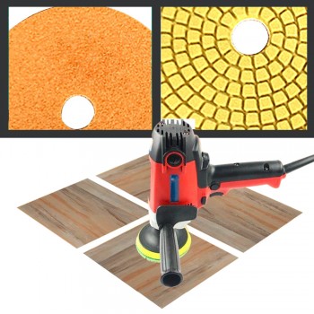 4 Wet Diamond Grinding Disc Rotary Abrasive Tool Sanding Disc Polishing Wheel Pad Concrete Stone Circular Sandpaper