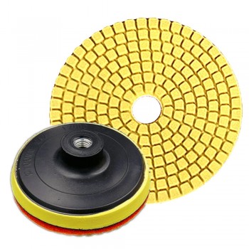 4 Wet Diamond Grinding Disc Rotary Abrasive Tool Sanding Disc Polishing Wheel Pad Concrete Stone Circular Sandpaper