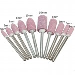 10pcs 1/8 Mini Shank Abrasive Mounted Stone Polish Grinding Wheel Rotary Tools for Rotary Abrasive Tools