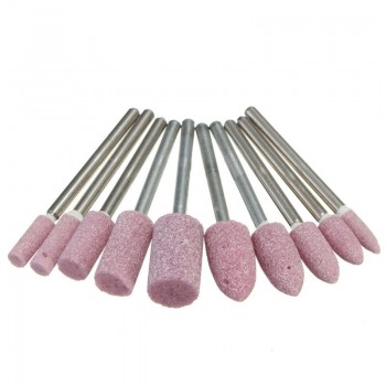 10pcs 1/8 Mini Shank Abrasive Mounted Stone Polish Grinding Wheel Rotary Tools for Rotary Abrasive Tools