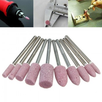 10pcs 1/8 Mini Shank Abrasive Mounted Stone Polish Grinding Wheel Rotary Tools for Rotary Abrasive Tools