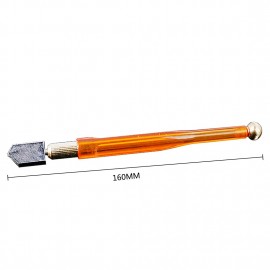 Glass Cutting Tool Diamond Glass Cutter Antislip Metal Handle Steel Blade Oil Filled Bottle Glass Cutter